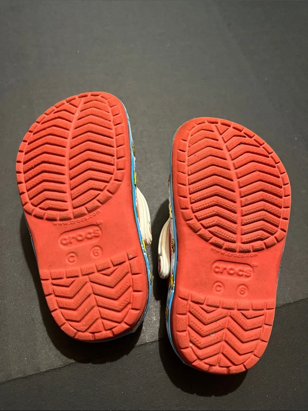 Nintendo Super Mario Brothers toddler Crocs size 6C